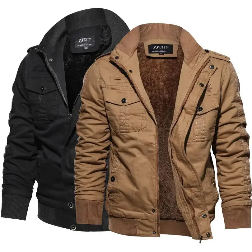 Veste Coton Militaire Coupe-Vent Moderne