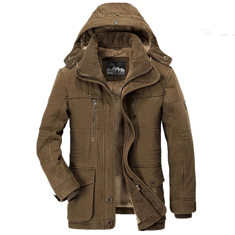 Veste Parka avec Polaire et Capuche Amovible