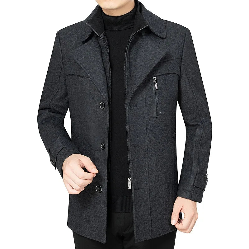 Manteau Cachemire Homme Style Moderne