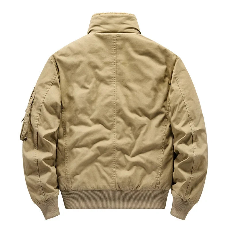 Blouson Homme Aviator - Style Cargo Vintage