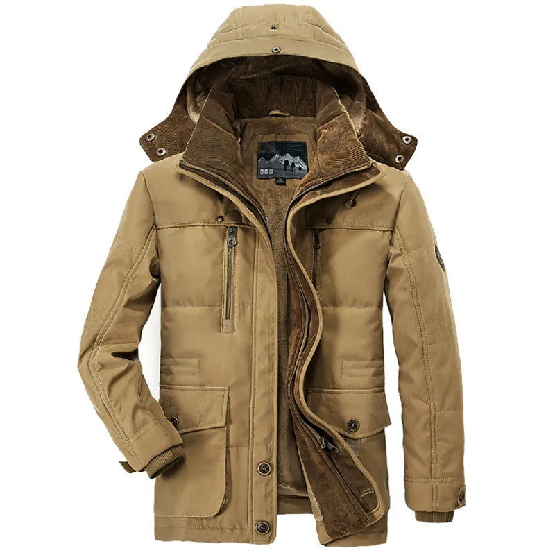 Veste Parka avec Polaire et Capuche Amovible