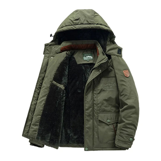 Manteau Hiver Homme Capuche Doublée