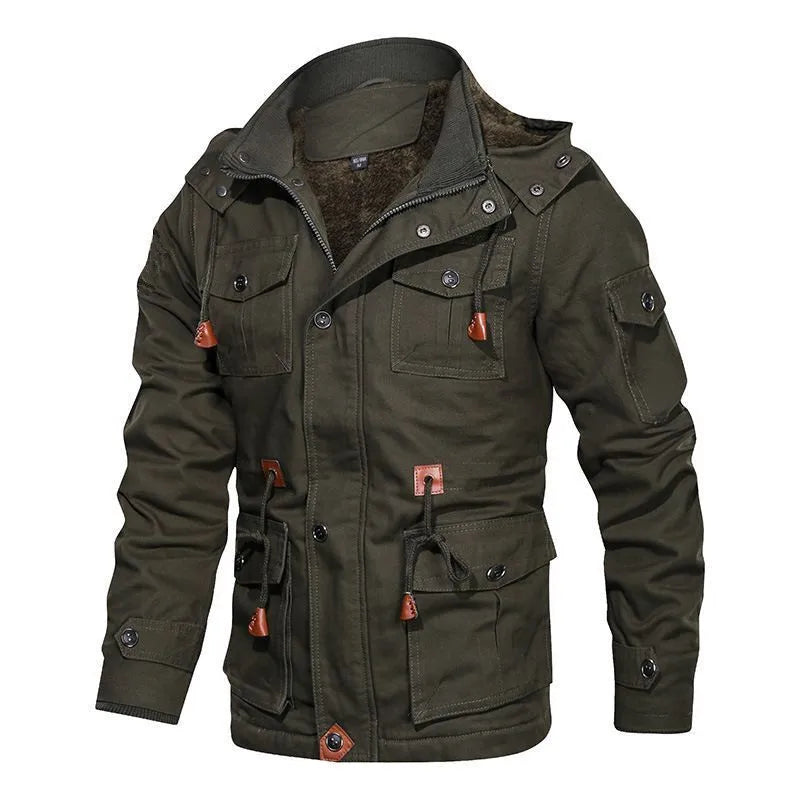 Veste Militaire Longue Homme Qualité Premium