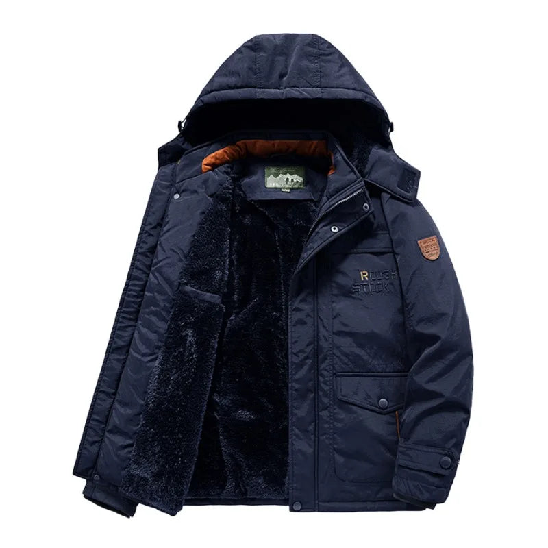 Manteau Hiver Homme Capuche Doublée