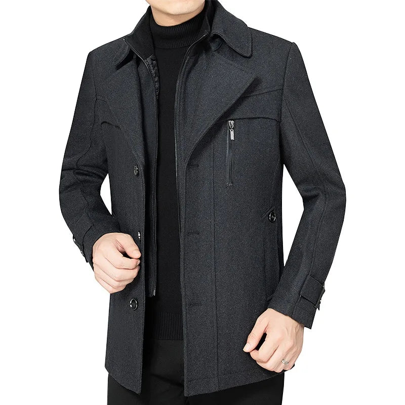 Manteau Cachemire Homme Style Moderne