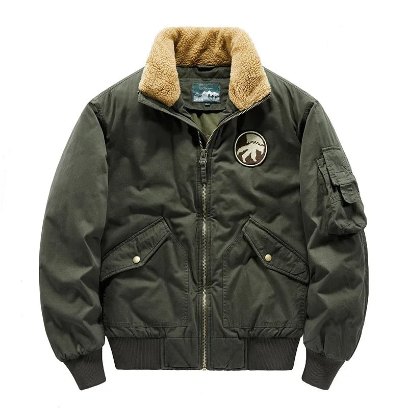 Blouson Homme Aviator - Style Cargo Vintage