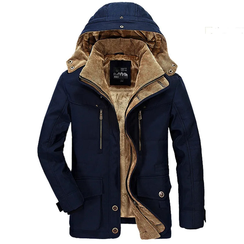 Veste Parka avec Polaire et Capuche Amovible