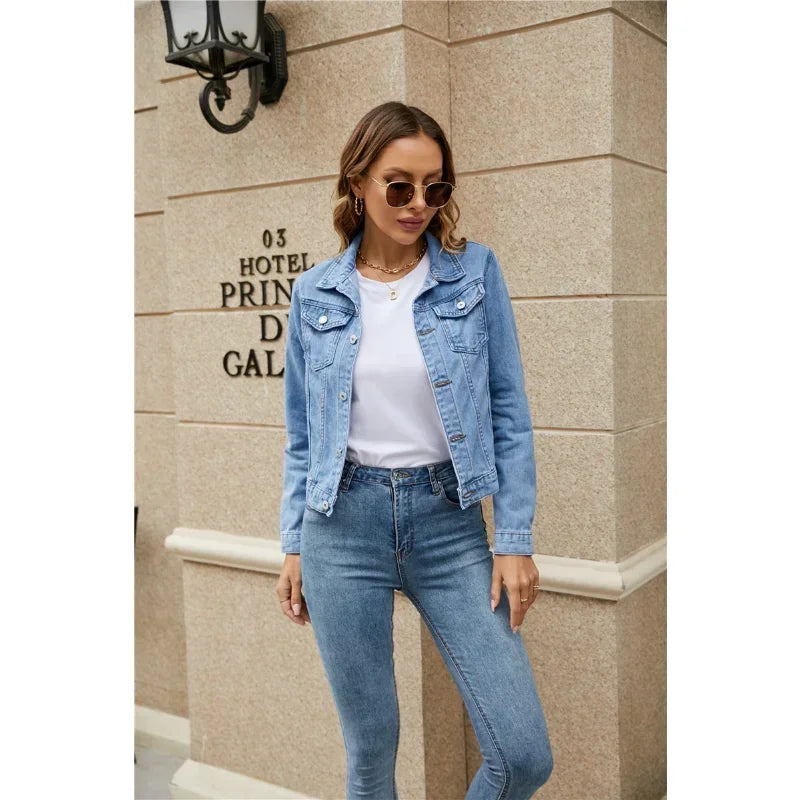 Blouson Court en Jean Moderne