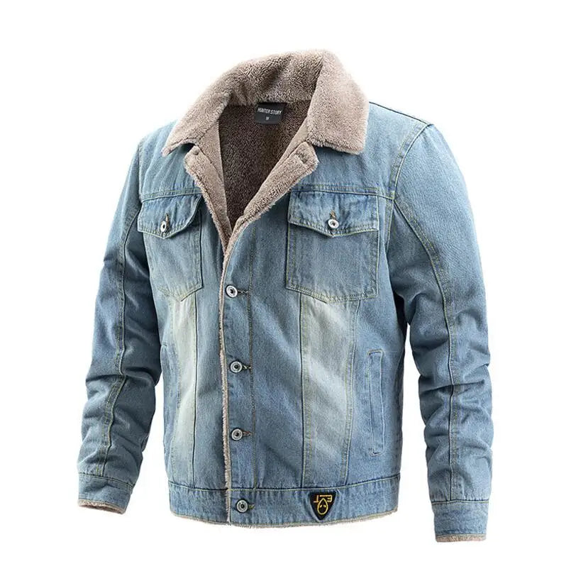 Rétro Manteau Denim